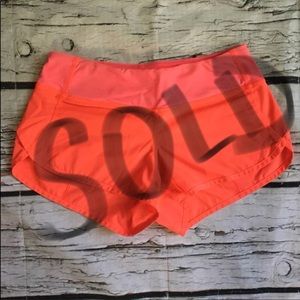 Lululemon shorts size 2